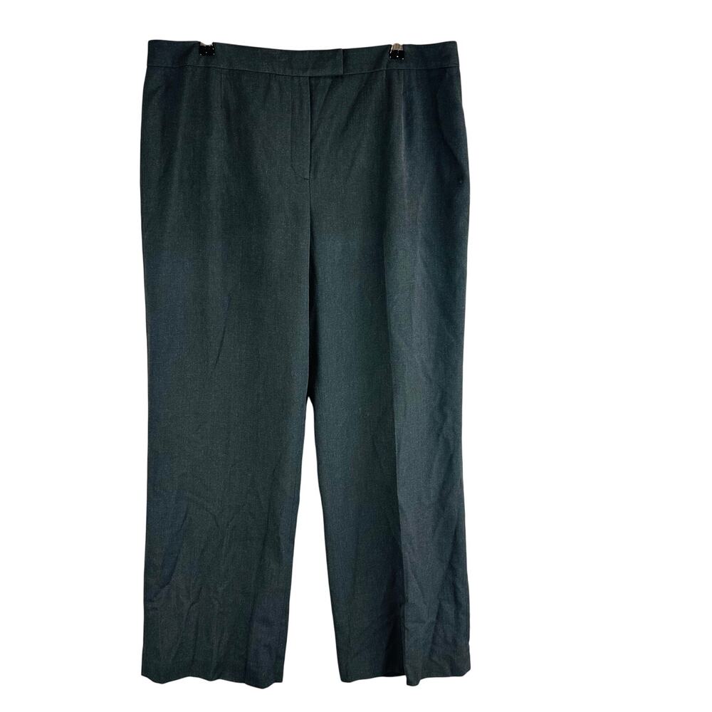 New Kasper Woman Sz 18 Plus Dress Pants Straight Fit Slacks Fully Lined NWT